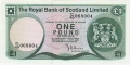 Royal Bank Of Scotland Ltd 1969 To 1981 1 Pound,  1. 5.1975
